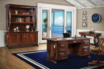 Saratoga Amish Office Collection - Herron's Furniture