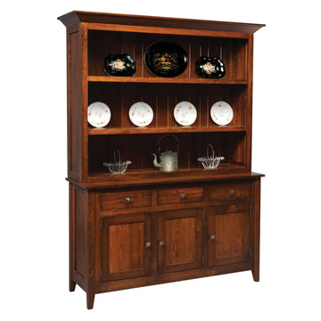 Settlers Ridge Amish 3-Door Hutch - Herron's Furniture