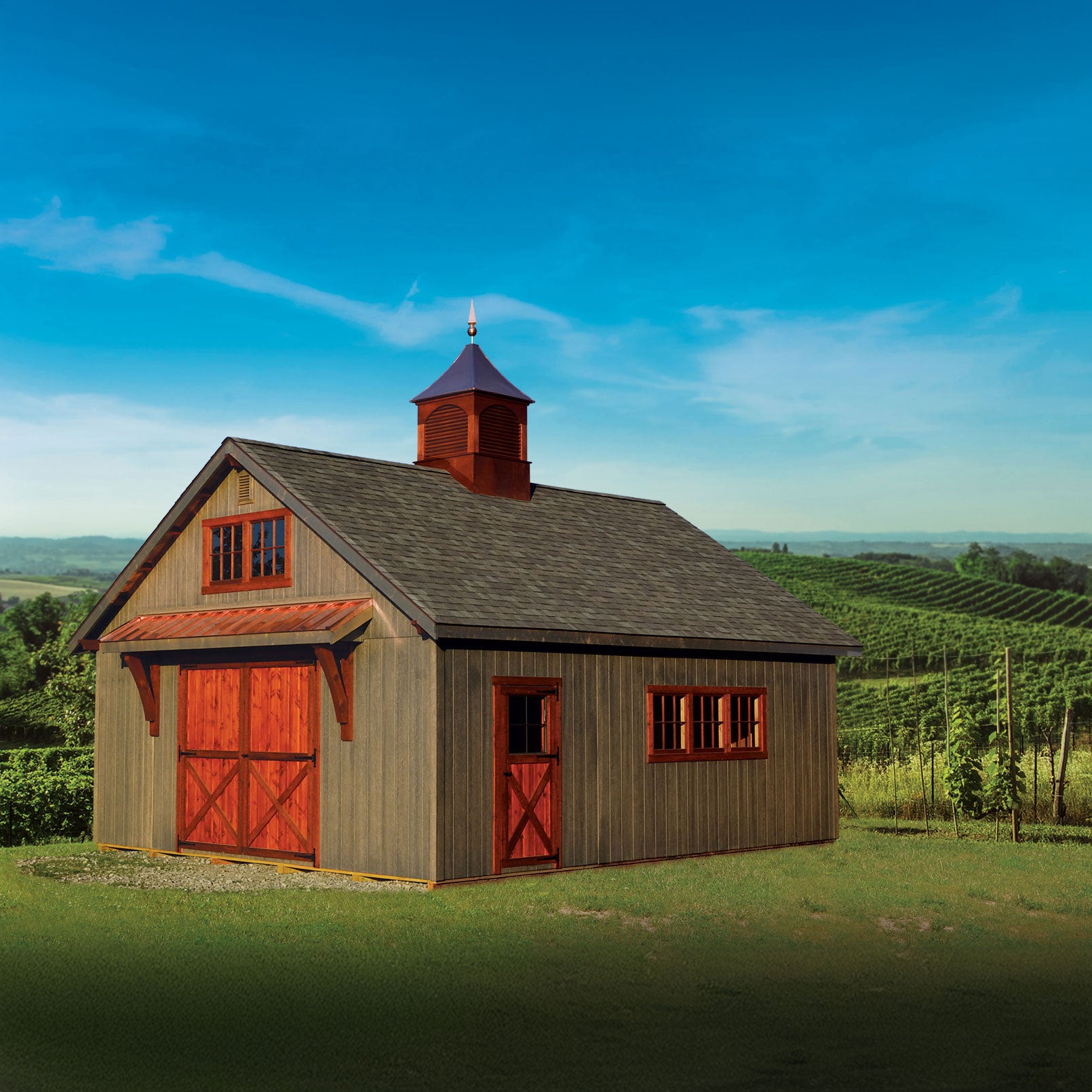 Skyline Amish Barn - Herron's Furniture