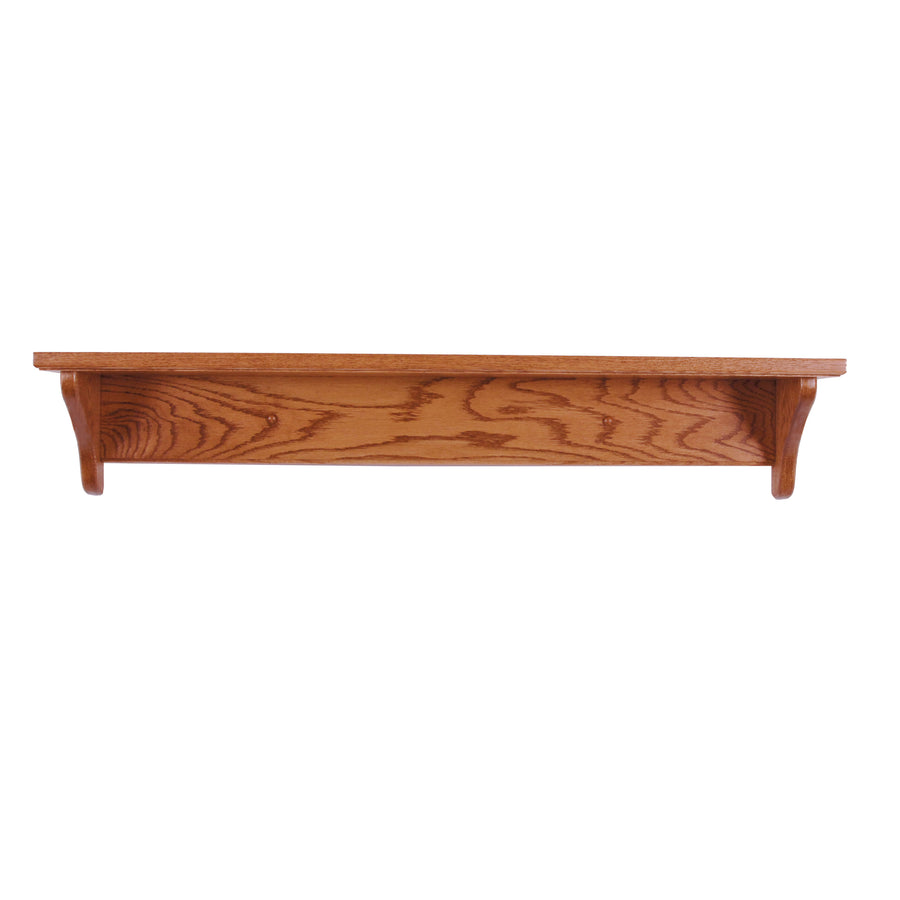 Amish Solid Wood Straight Shelf - Herron's Furniture