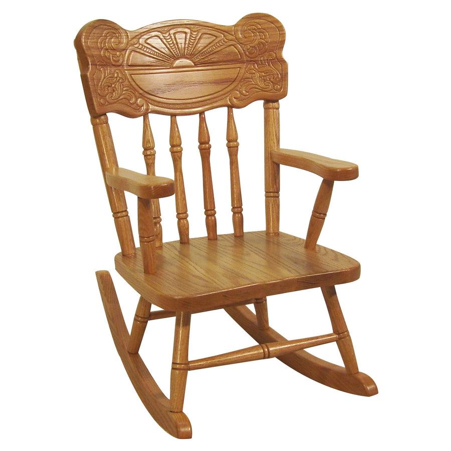 Sunburst Amish Child's Rocker - Herron's Furniture