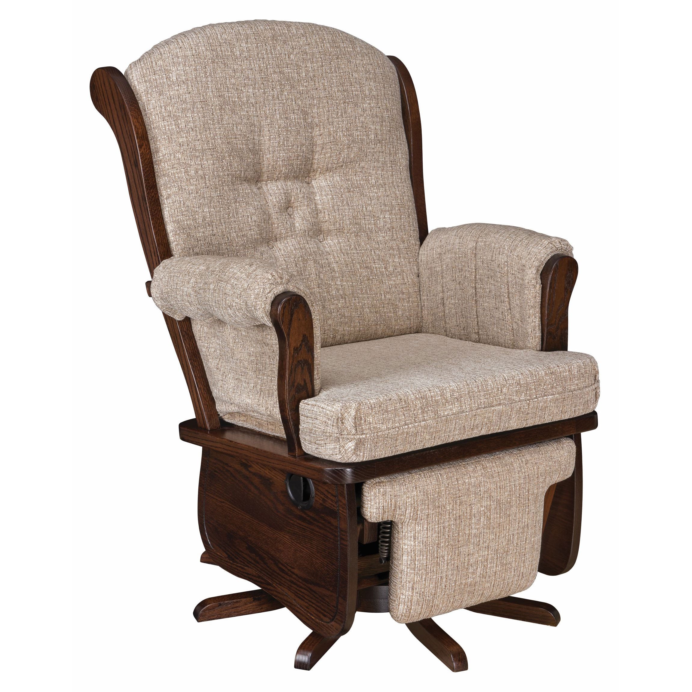 Swan Back Swivel Glider - Herron's Furniture