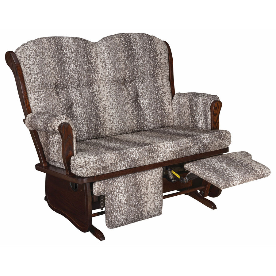 Swanback Loveseat Glider - Herron's Furniture