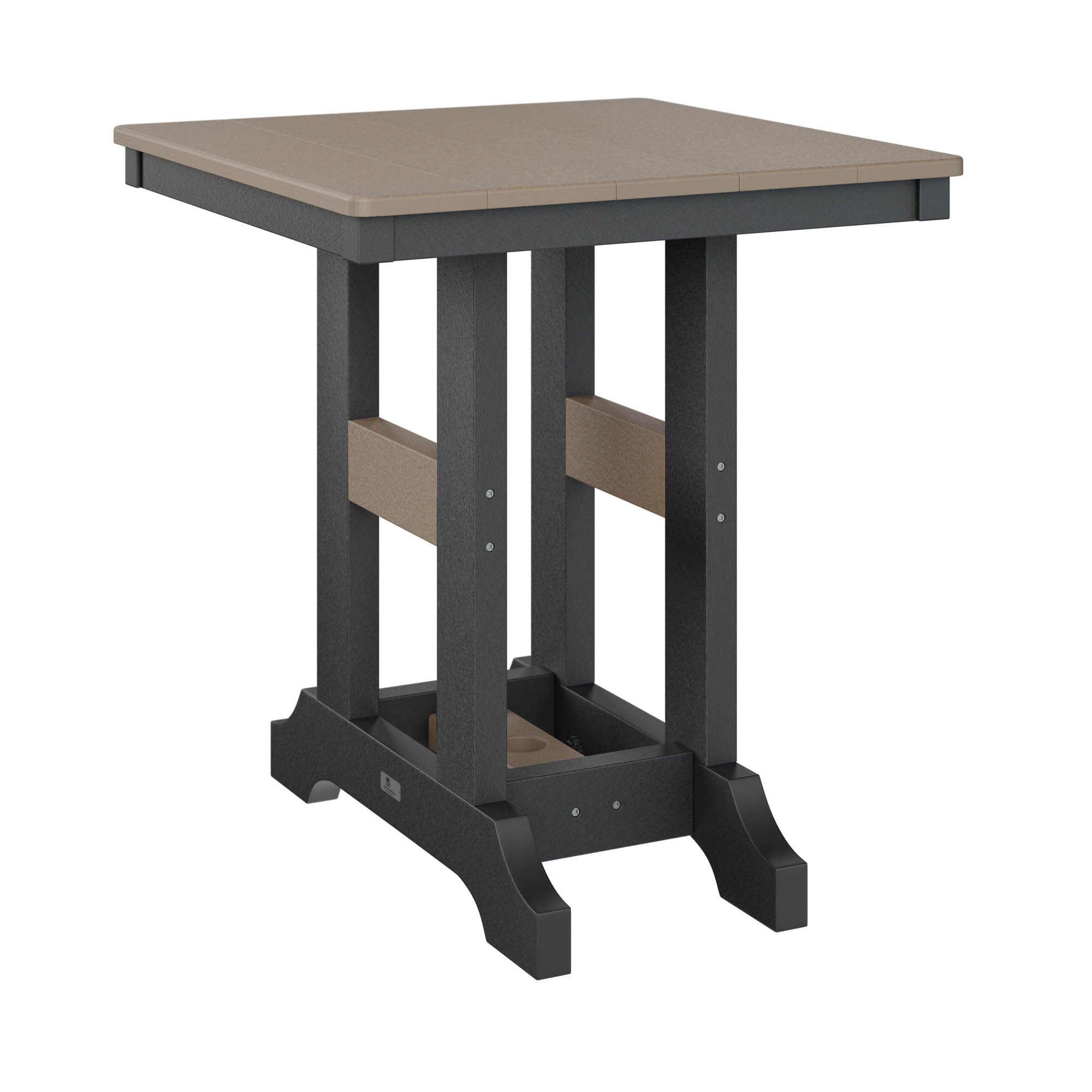 Garden Classic Square Amish Outdoor Table (28") - Herron's Furniture