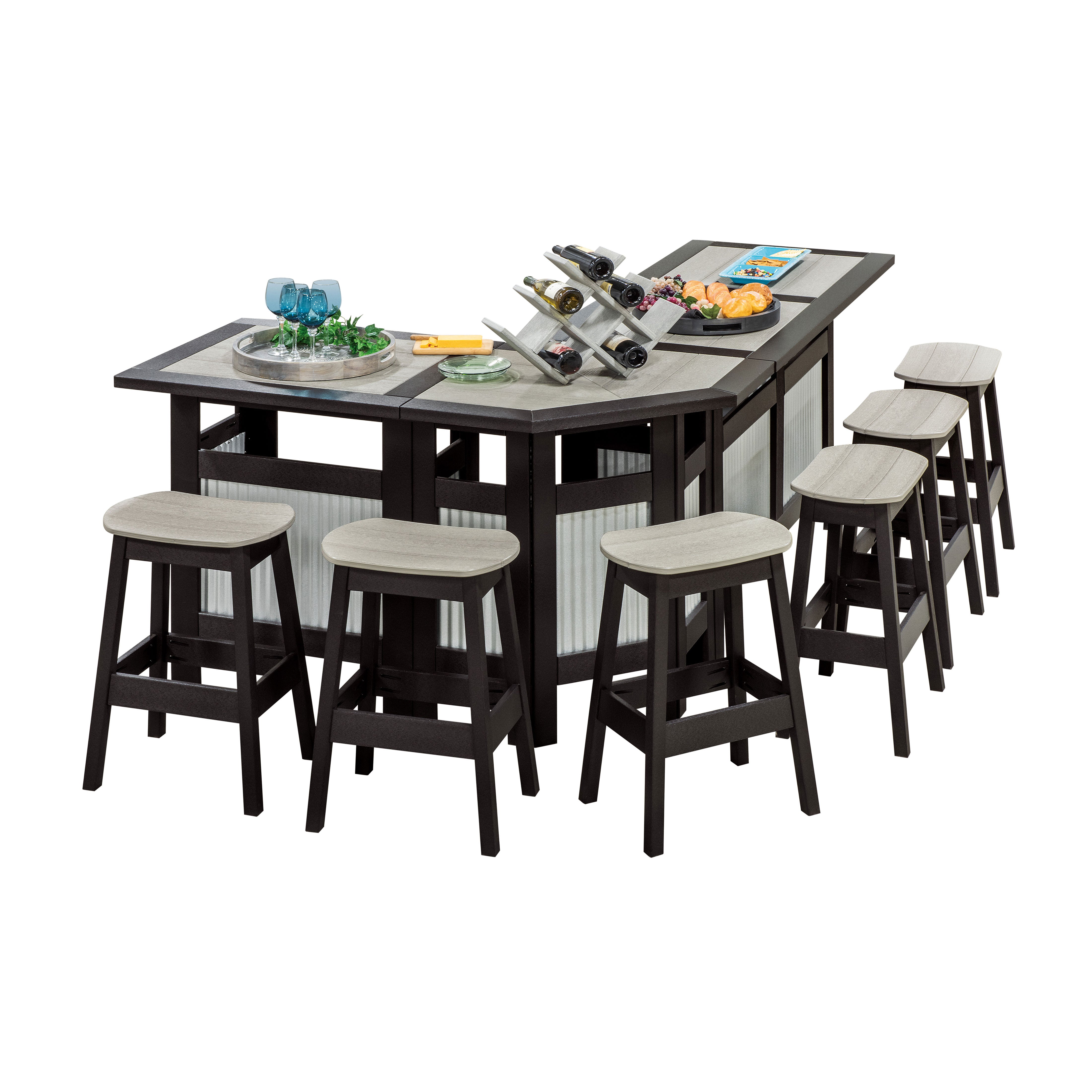 Tacoma Amish Outdoor Bar - Herron's Furniture