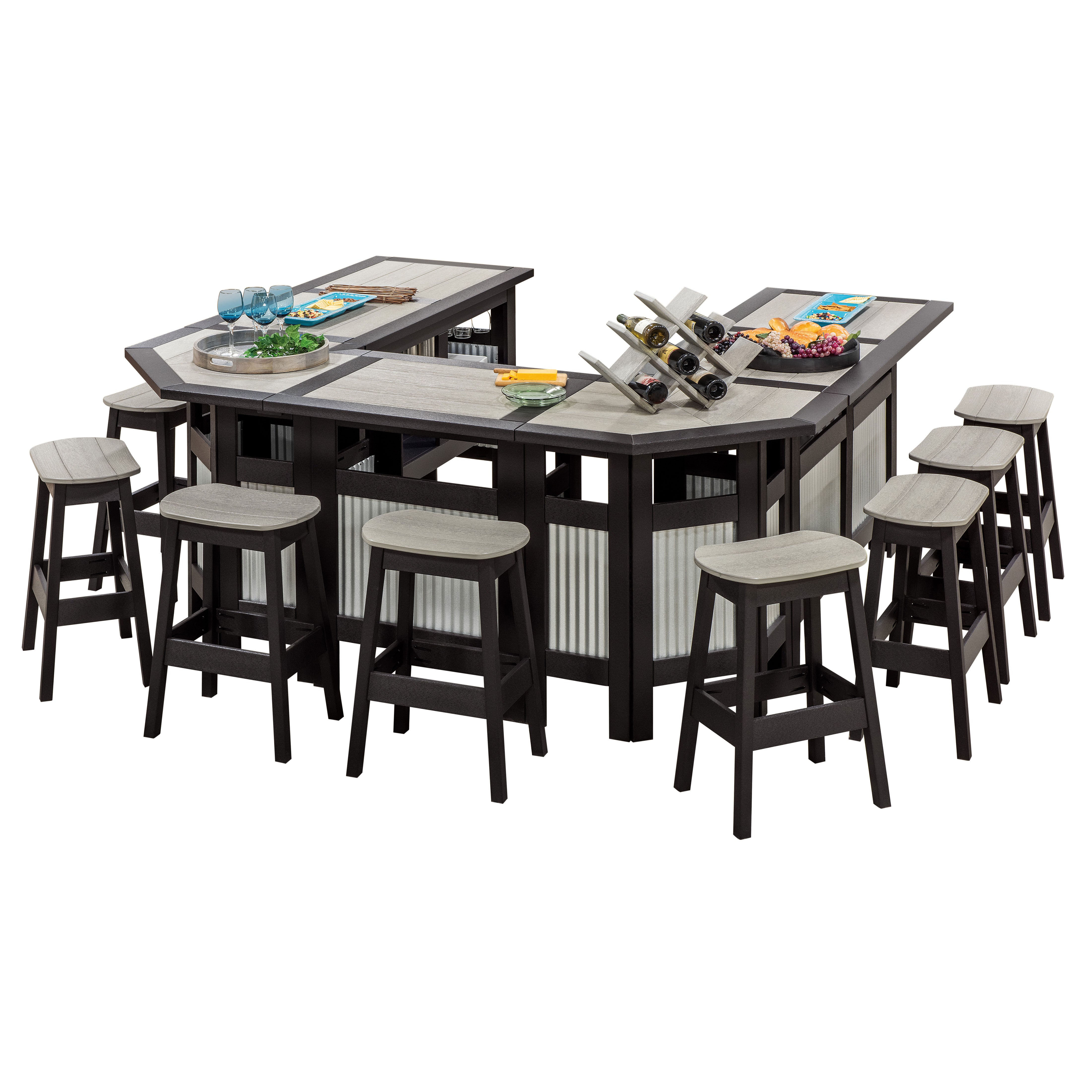 Tacoma Amish Outdoor Bar - Herron's Furniture