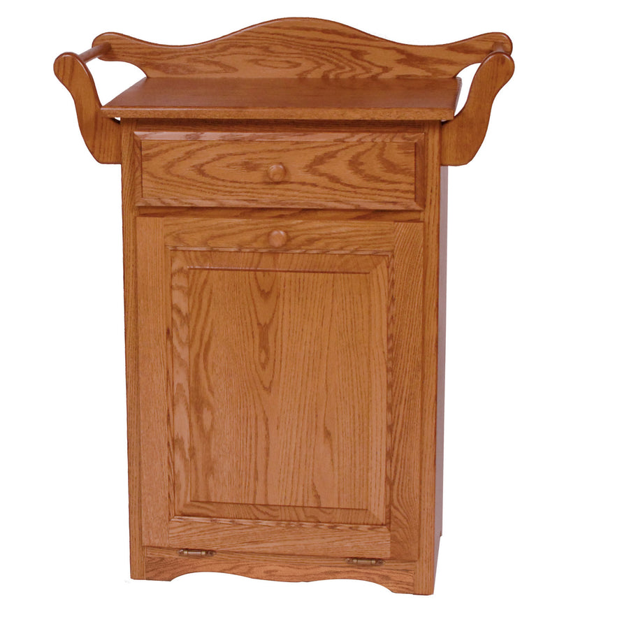 Amish Towel Bar Trash Bin - Herron's Furniture