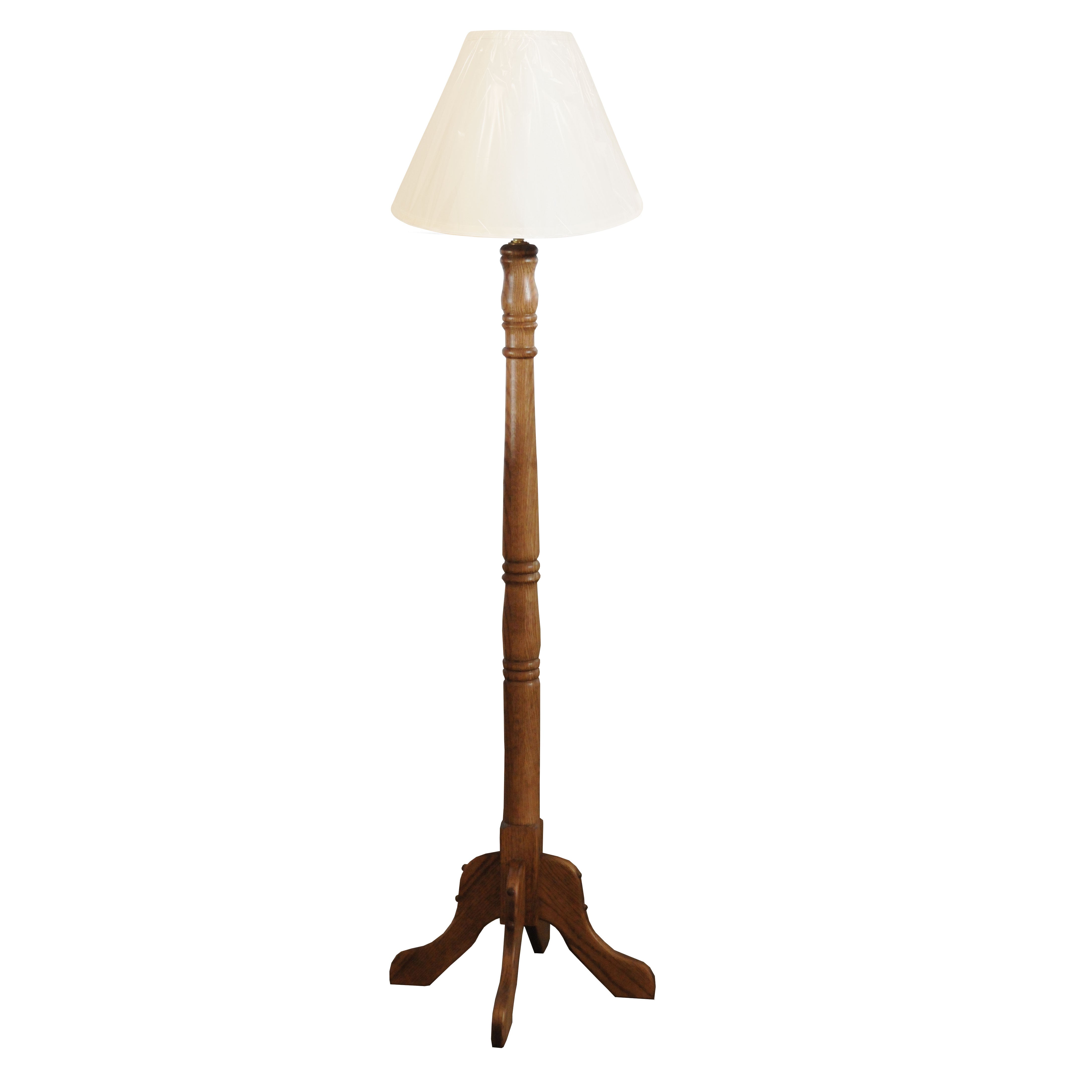 Amish Turned Reading Lamp - Herron's Furniture