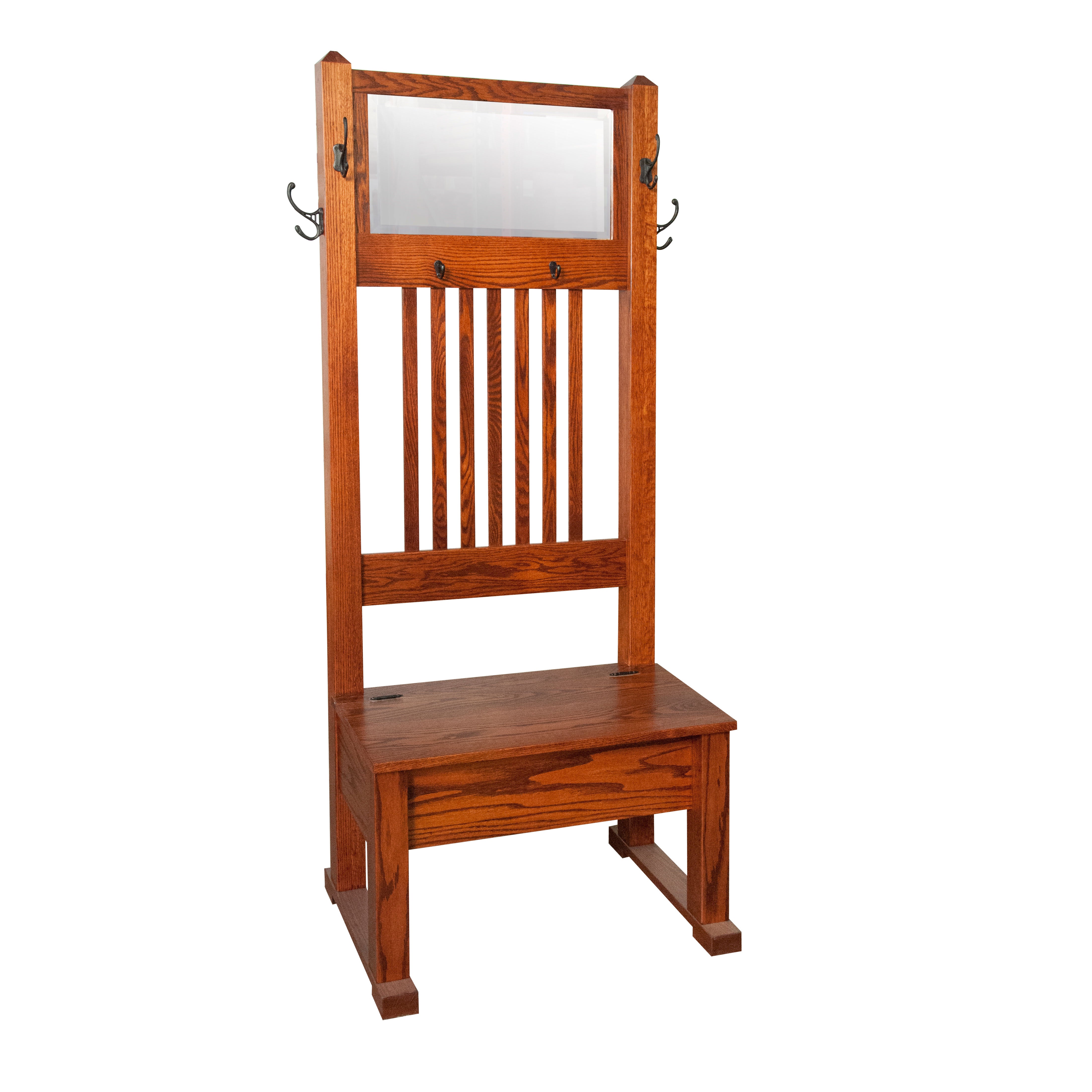 Twin Amish Hall Seat - Herron's Furniture