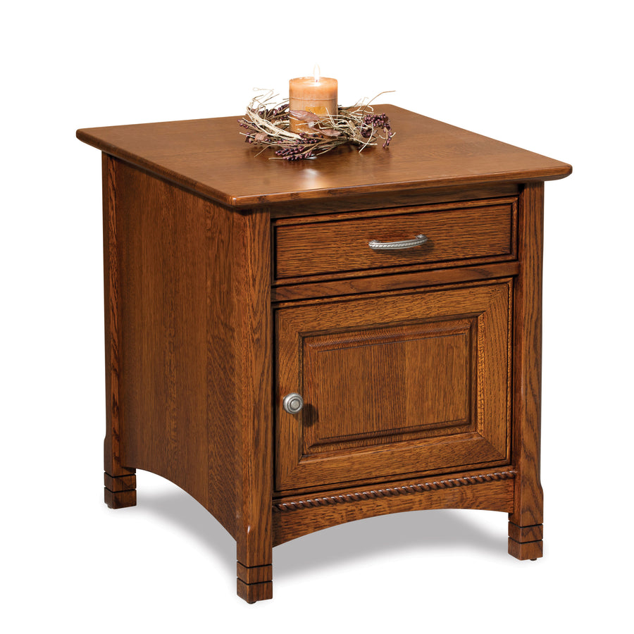 West Lake Amish End Table Enclosed - Herron's Furniture