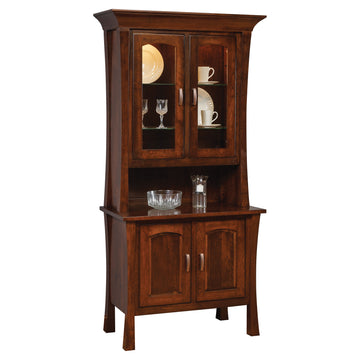 Woodbury 2-Door Amish Hutch - Herron's Furniture