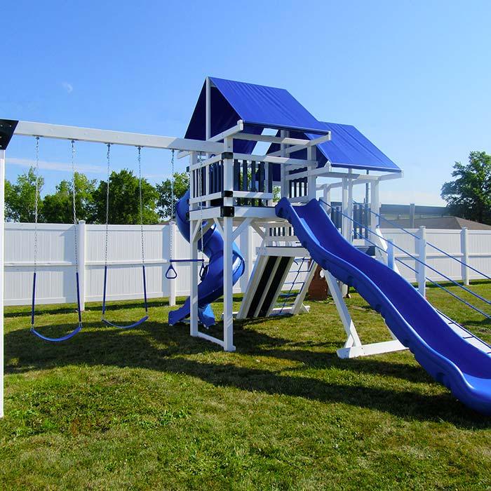 710 Double Climber's Delight Amish Playset - Herron's Furniture