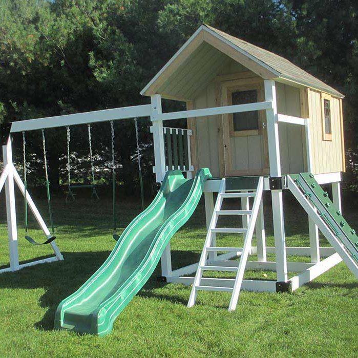 810 Smartside Playhouse Amish Playset - Herron's Furniture