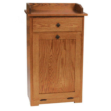 Mission Amish Trash Bin - Herron's Furniture