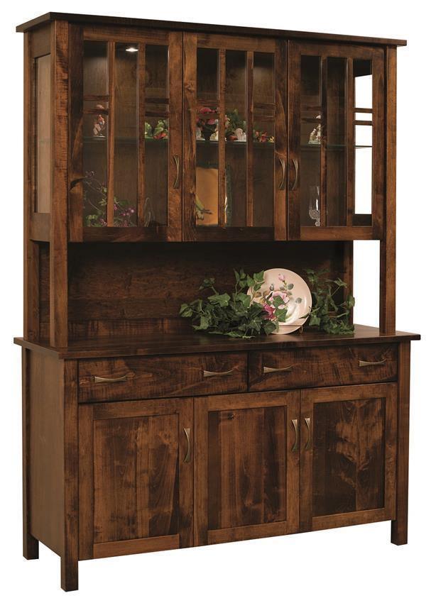 Acadia Amish 3-Door Hutch - Herron's Furniture
