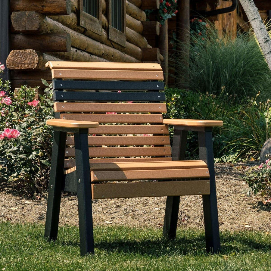 Amish 2' Poly Outdoor Plain Bench - Herron's Furniture
