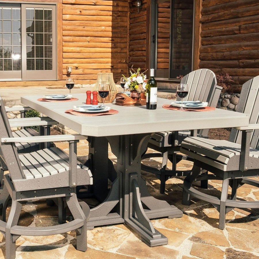 Amish 4' Poly x 6' Rectangular Outdoor Table - Herron's Furniture