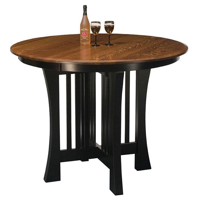 Amish Arts and Crafts Pub Table - Herron's Furniture