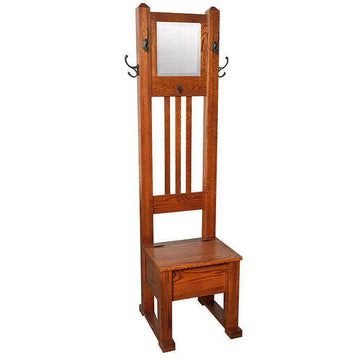 Amish Personal Hall Seat - Herron's Furniture