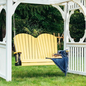 Amish Poly 4' Adirondack Swing - Herron's Furniture