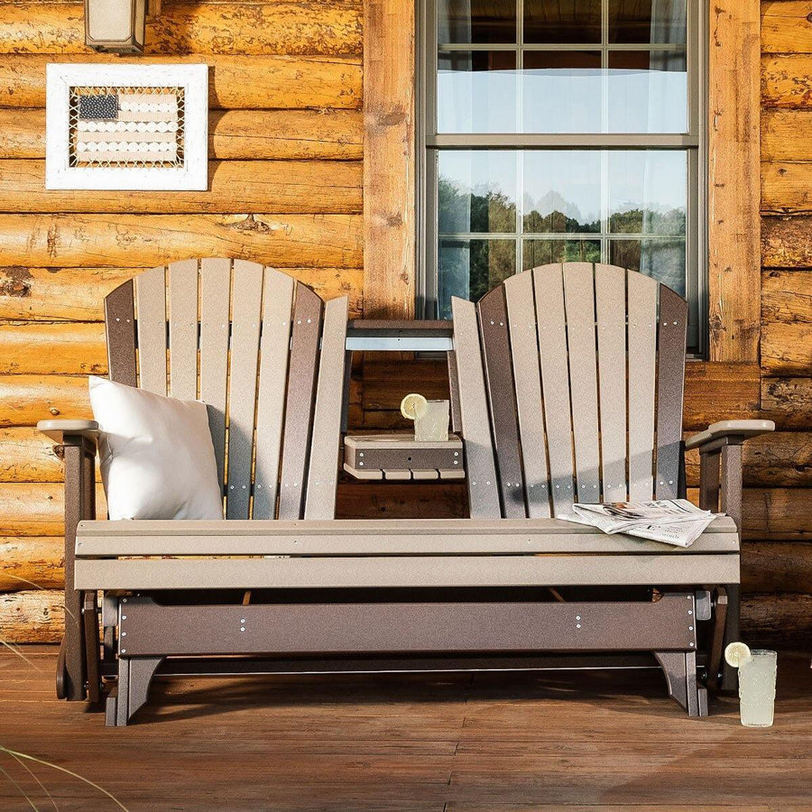 Amish Poly 5' Adirondack Glider - Herron's Furniture