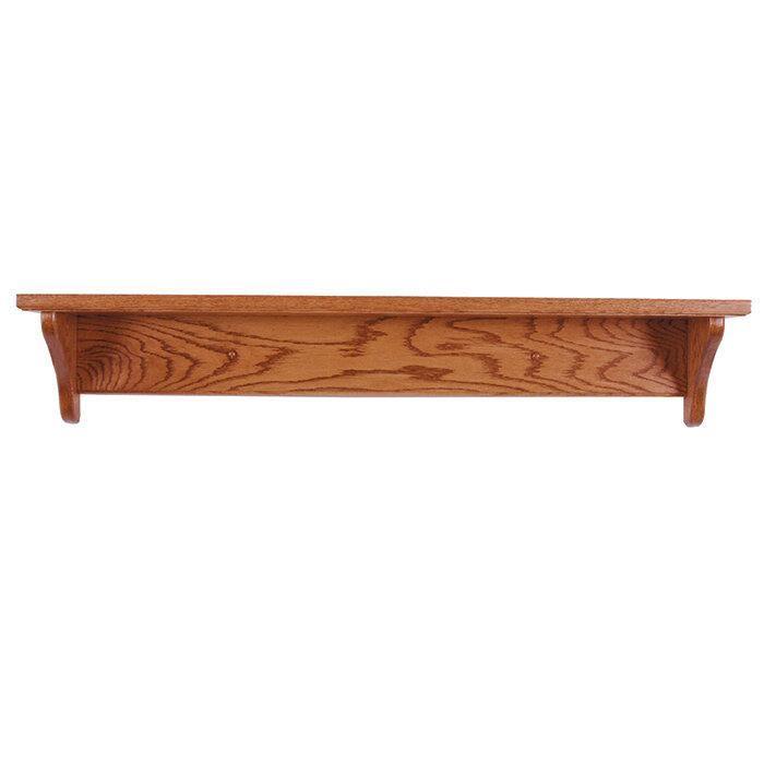 Amish Solid Wood Straight Shelf - Herron's Furniture