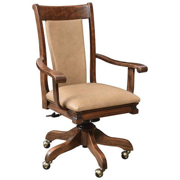 Angelo Amish Desk Chair - Herron's Furniture