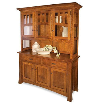 Arlington Solid Wood Amish Hutch - Herron's Furniture