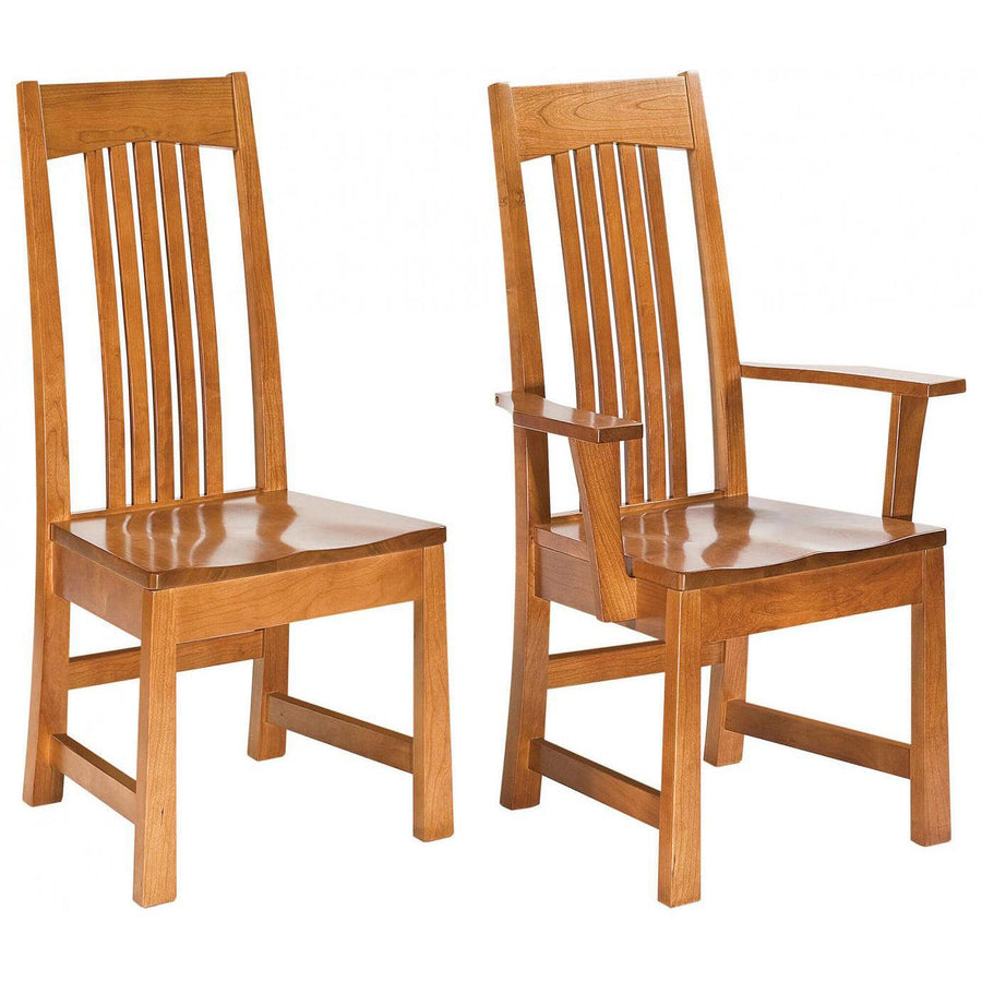 Armani Mission Amish Dining Chair - Herron's Furniture