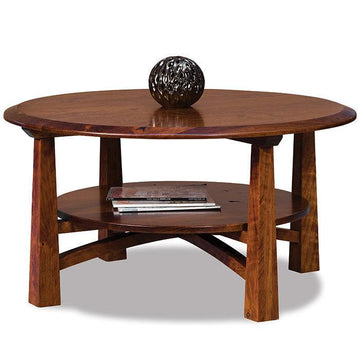 Artesa Round Amish Coffee Table - Herron's Furniture