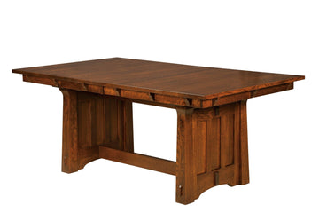 Beaumont Amish Trestle Table - Herron's Furniture