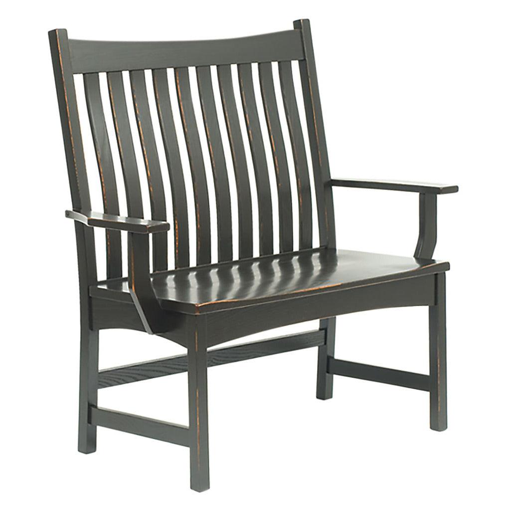 Bellingham Mission Amish Bench - Herron's Furniture