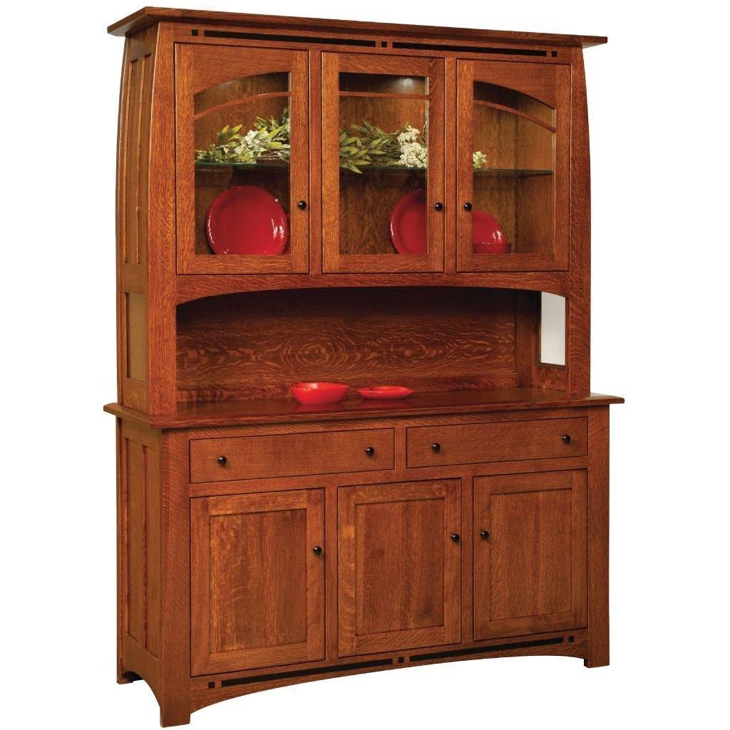Boulder Creek Amish 3-Door Hutch - Herron's Furniture