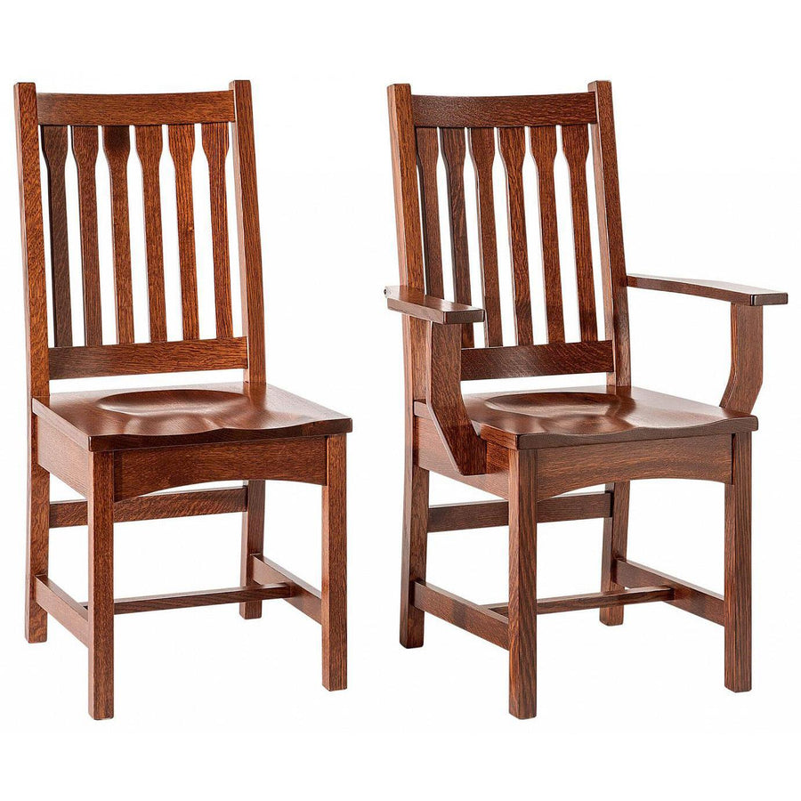 Buchanan Mission Amish Dining Chair - Herron's Furniture