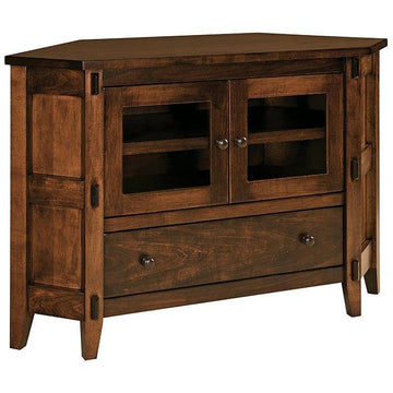 Bungalow 49" Corner Amish TV Stand - Herron's Furniture