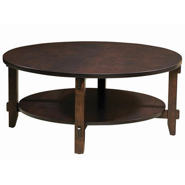 Bungalow Amish Round Coffee Table - Herron's Furniture