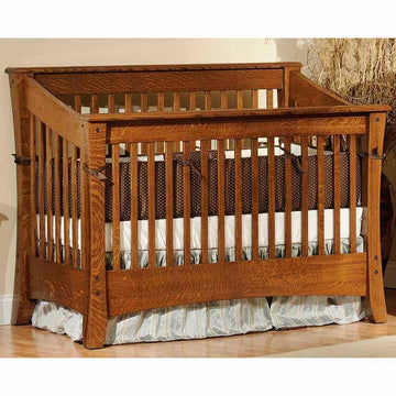 Carlisle Amish Slat Crib - Herron's Furniture
