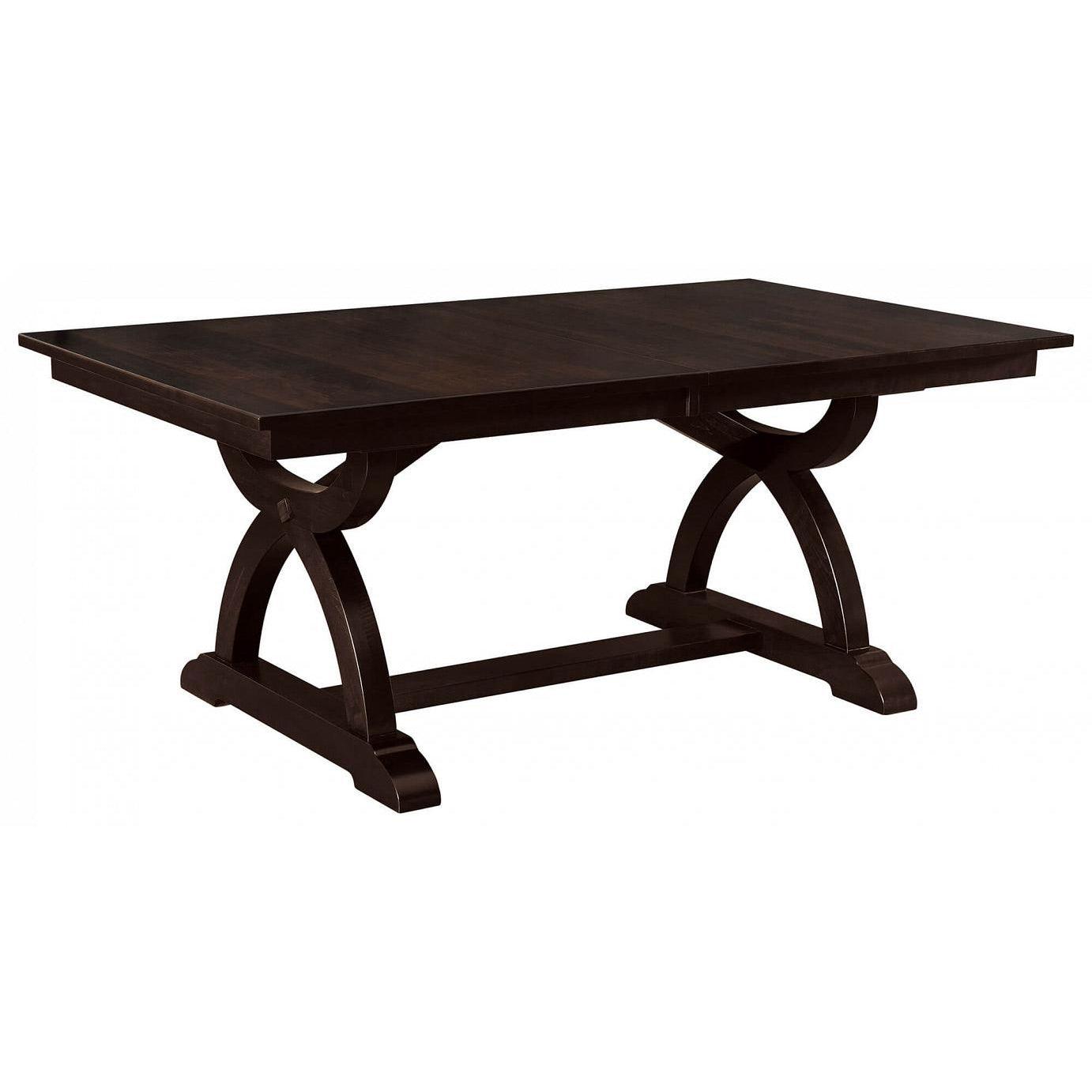 Carmen Trestle Amish Dining Table - Herron's Furniture