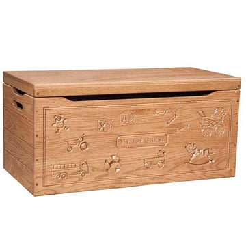 Carved Amish Toy Chest - Herron's Furniture