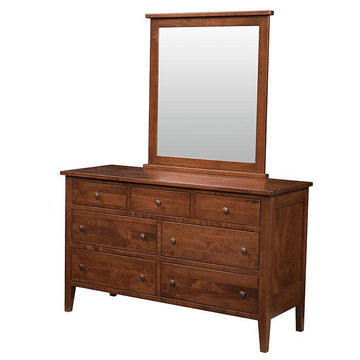 Chelsea Amish Dresser with Mirror - Herron's Furniture