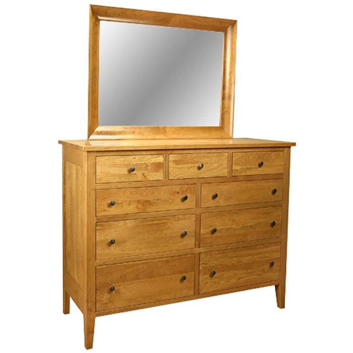 Chelsea Tall Amish Dresser with Mirror - Herron's Furniture