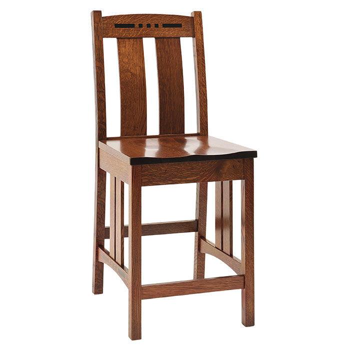 Colebrook Mission Amish Barstool - Herron's Furniture