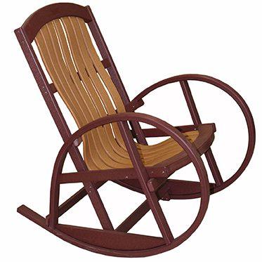 Cottage Polybent Amish Rocker - Herron's Furniture