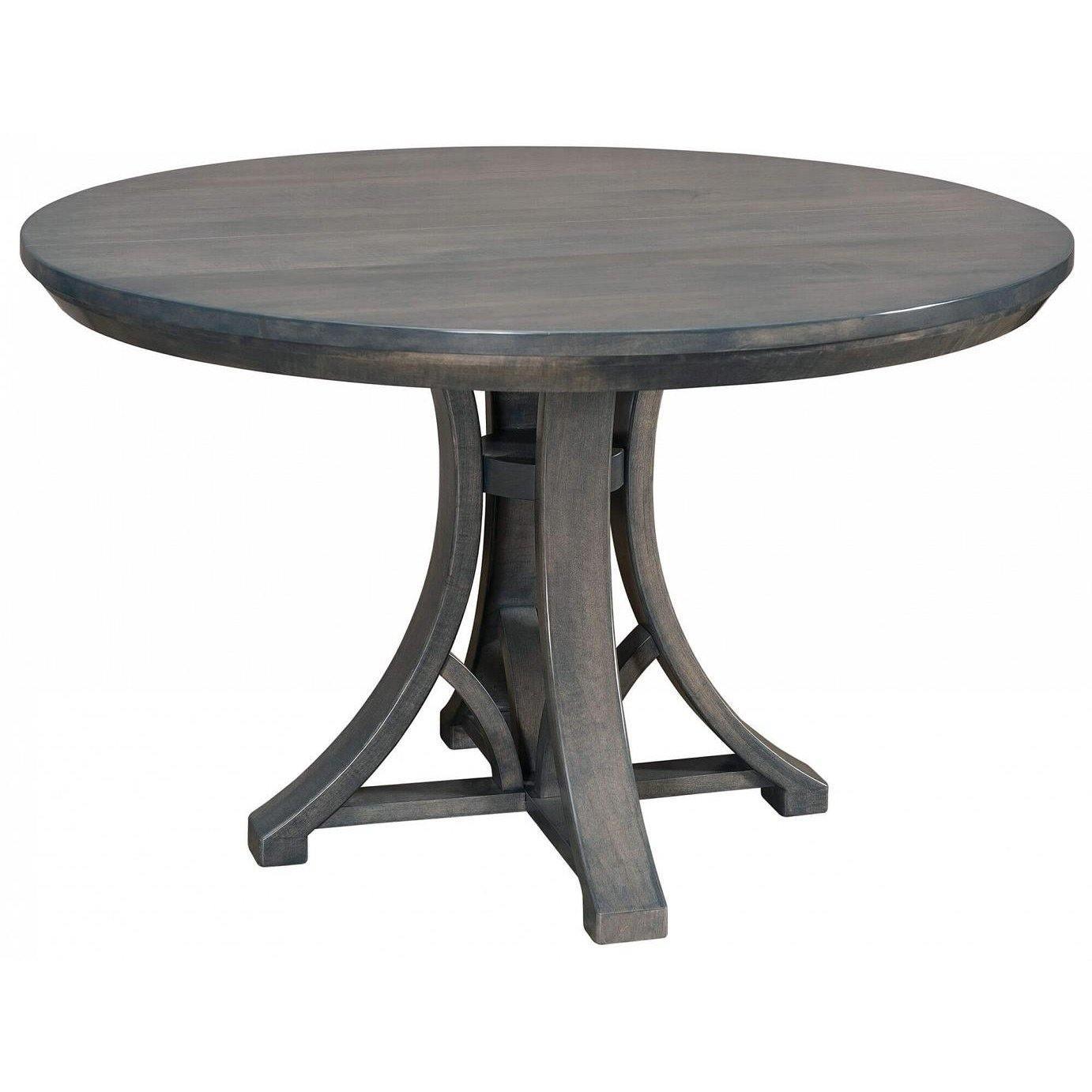 Dawson Round Amish Dining Table - Herron's Furniture