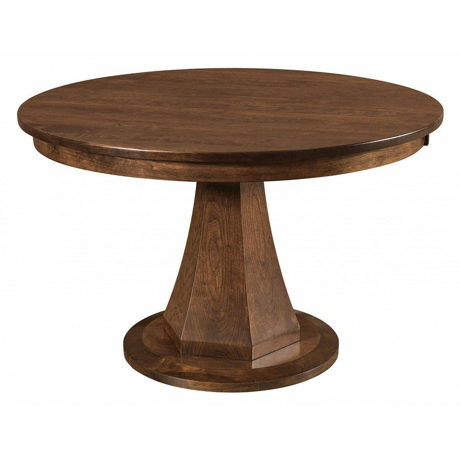 Emerson Round Amish Dining Table - Herron's Furniture