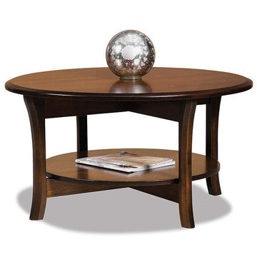 Ensenada Amish Round Coffee Table - Herron's Furniture