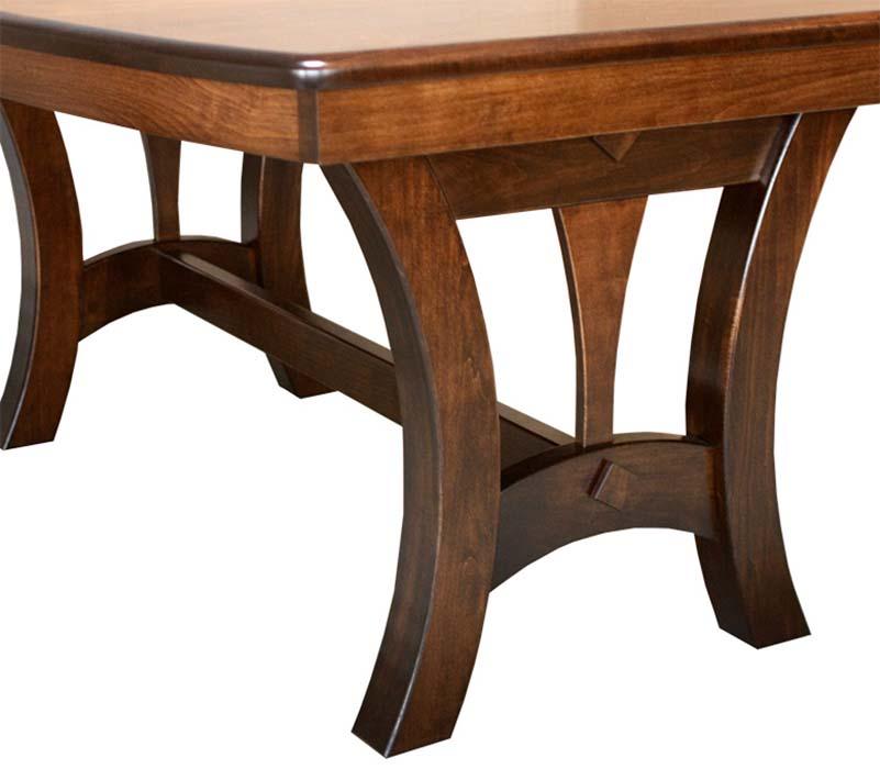 Grand Island Amish Trestle Table - Herron's Furniture