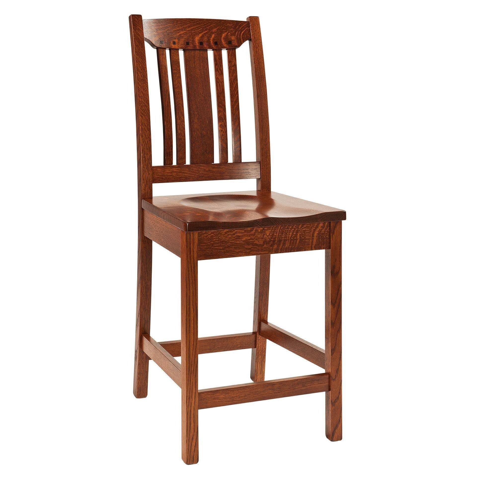 Grant Mission Amish Barstool - Herron's Furniture