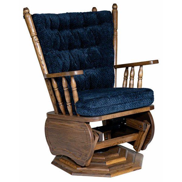 HAF No. 195 Four Post Amish Glide Rocker - Herron's Furniture