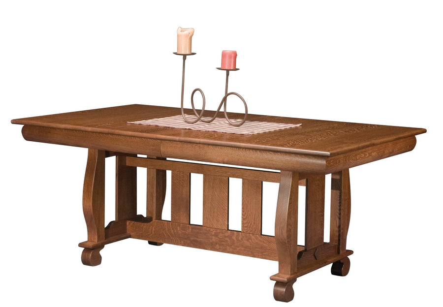 Hampton Amish Trestle Table - Herron's Furniture